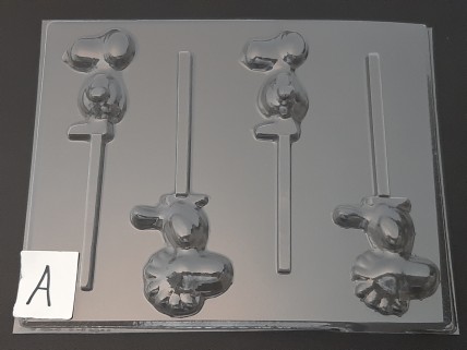 329sp Pudgy Beagle Dog and Bird Chocolate Candy Lollipop Mold FACTORY SECOND 329sp Pudgy Beagle Dog and Bird Chocolate Candy Lollipop Mold FACTORY SECOND